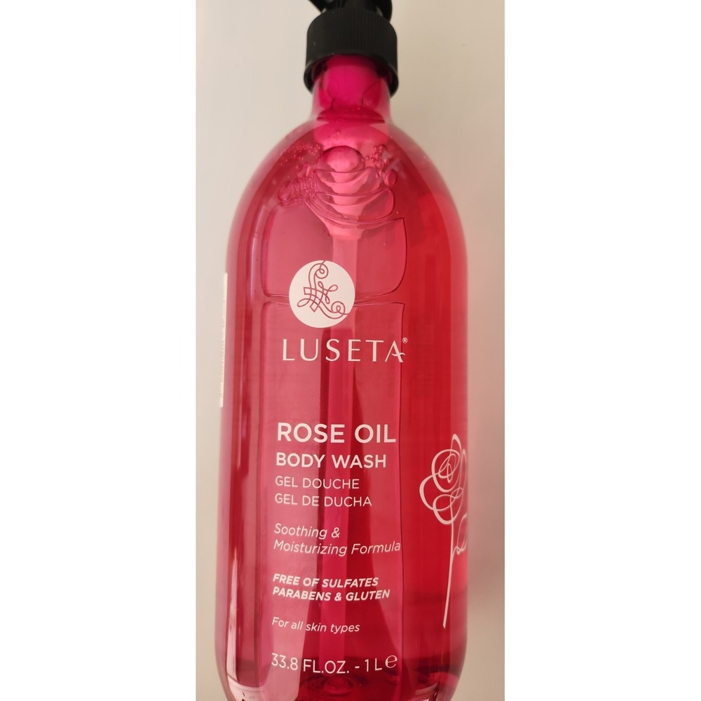 Luseta ~ Rose Oil Hydrating LUXURY Body Wash 33.8 fl oz
